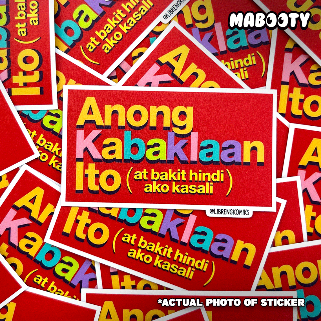Kabaklaan - Waterproof Vinyl Sticker | Shopee Philippines