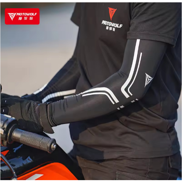 MDL-1928 Rider Arm Sleeves UPF50+ level, UV Sun Protection MOTOWOLF ...