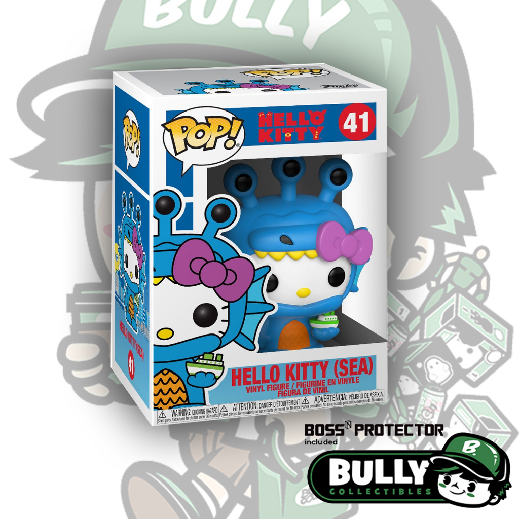 Funko Pop! Hello Kitty Sea Kaiju HK – Figura De Vinilo De 9.5 Cm, Exclusiva, Coleccionable, Regalo Para Fans
