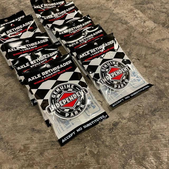 SKATEBOARD ACCESSORIES - INDEPENDENT AXLE RETHREADER + AXLE NUT SET ...