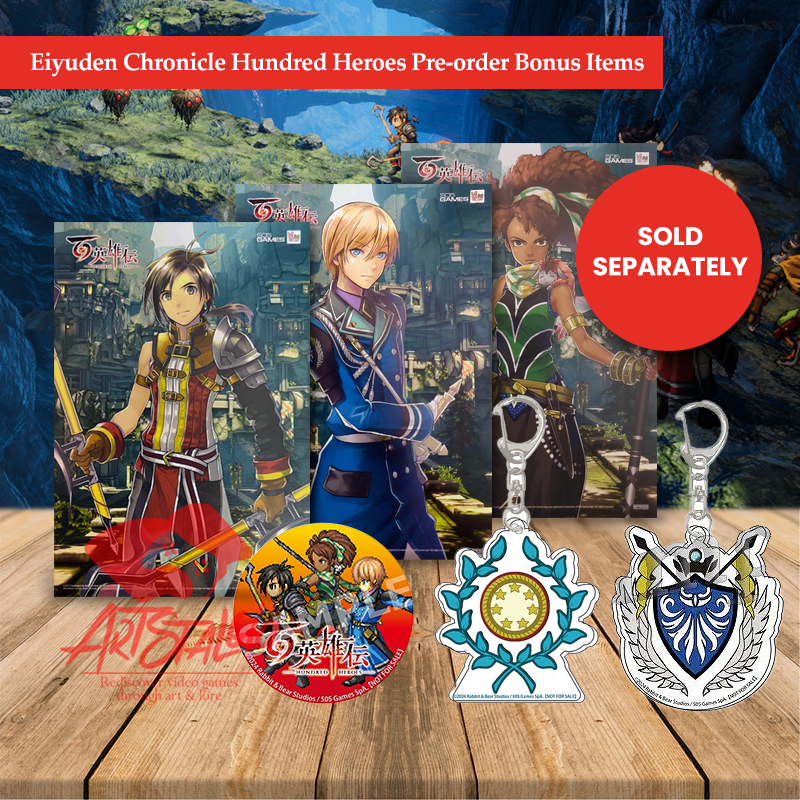 Eiyuden Chronicle Hundred Heroes Pre-order Bonus Items | Shopee Philippines