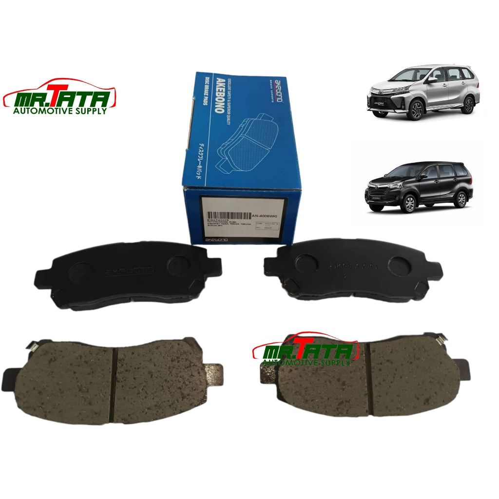 Akebono Brake Pads FRONT for Toyota Avanza 2005 to 2021 (AN-4006WKI ...