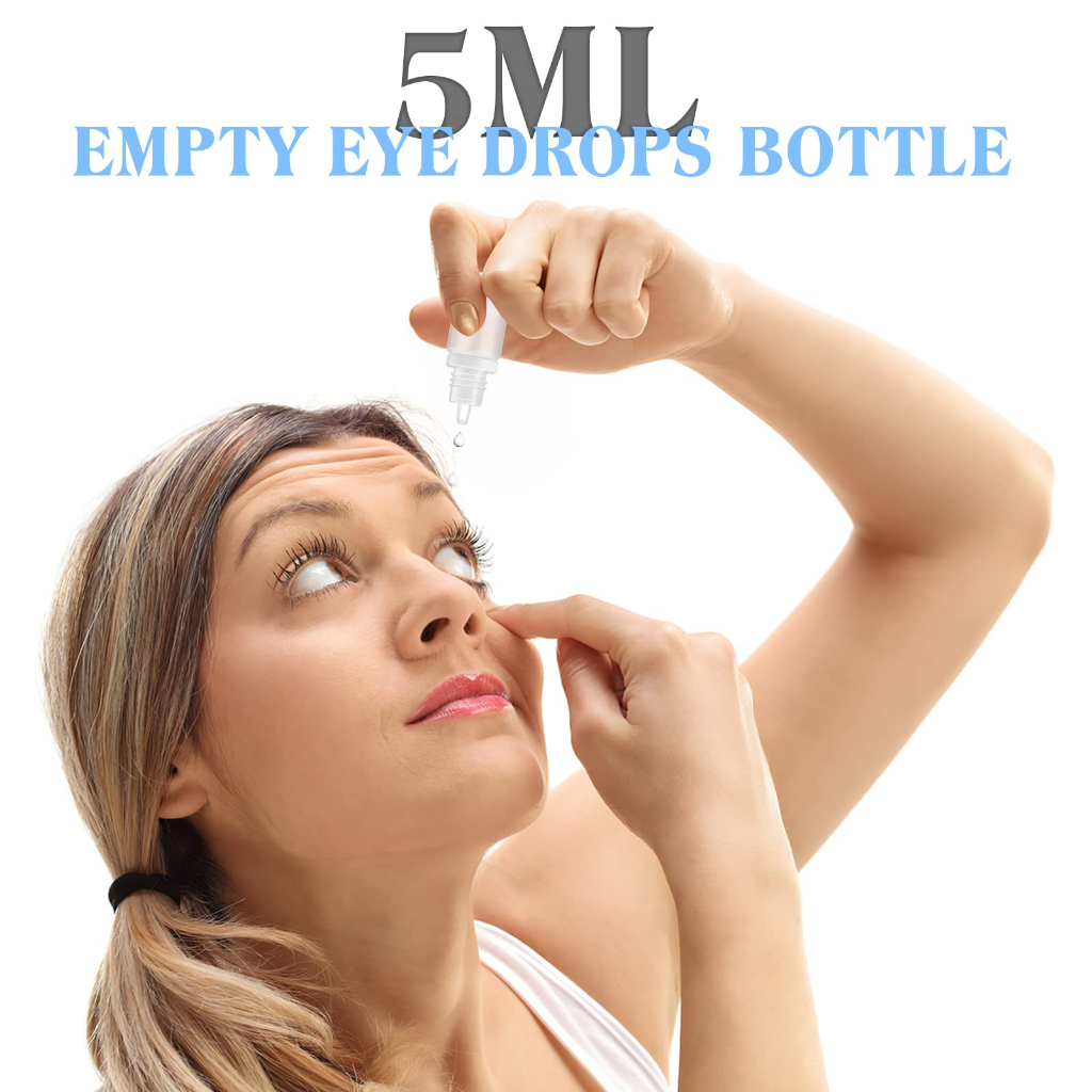 100pcs Liquid Dropper Bottles 5-20ml PE Plastic Dropper Bottle Eye Drop ...