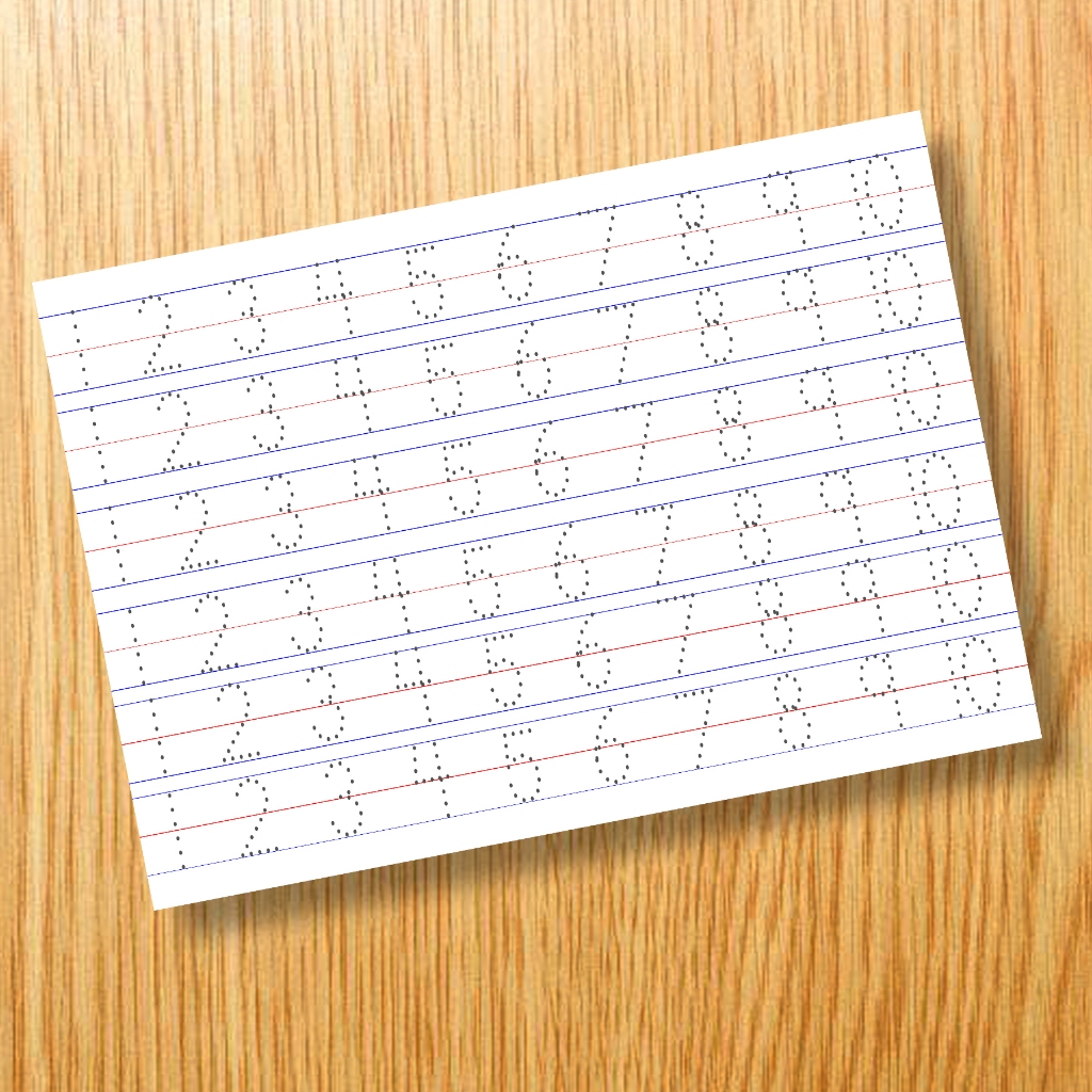 Numbers 1-10 Tracing Pad 30 pages | Shopee Philippines