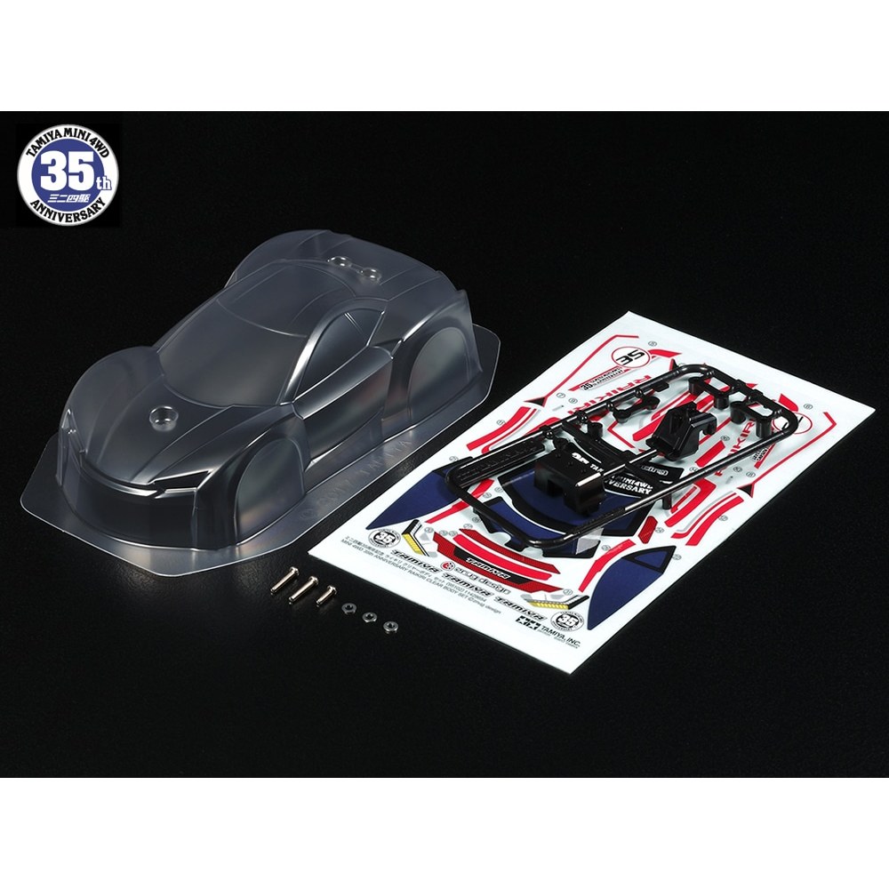 Tamiya 95102 Mini 4WD 35th Anniversary Raikiri Clear Body Set | Shopee ...