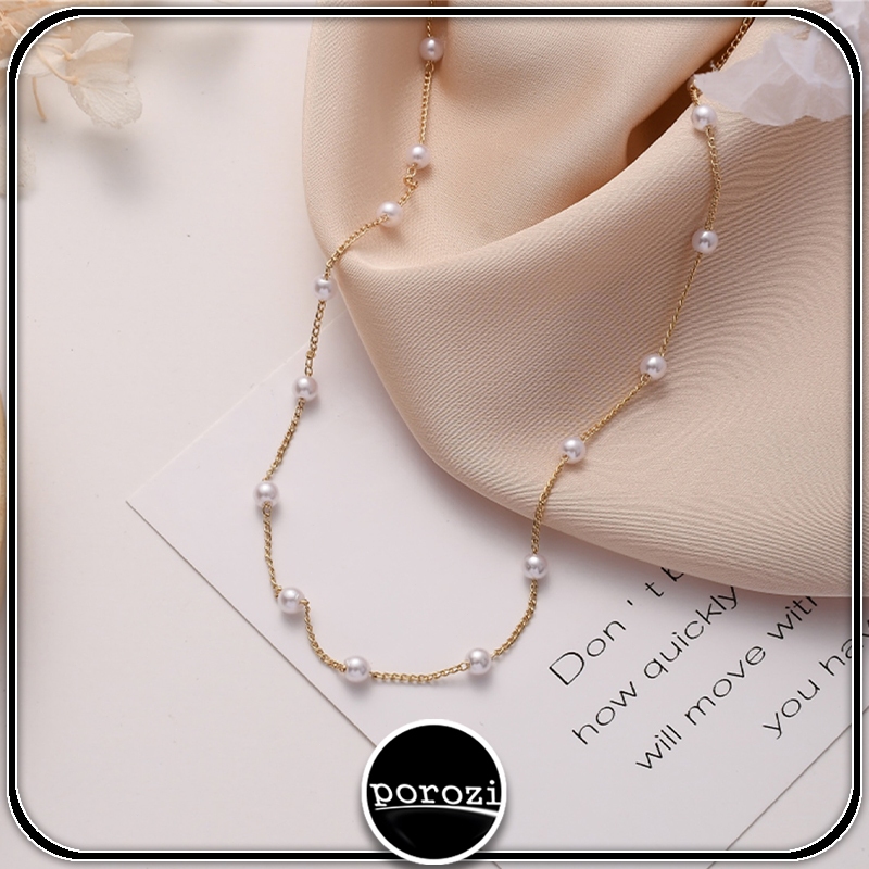 Pearl Necklaces Korean Style Chain Jewelry Necklace Fashion Accessories ...