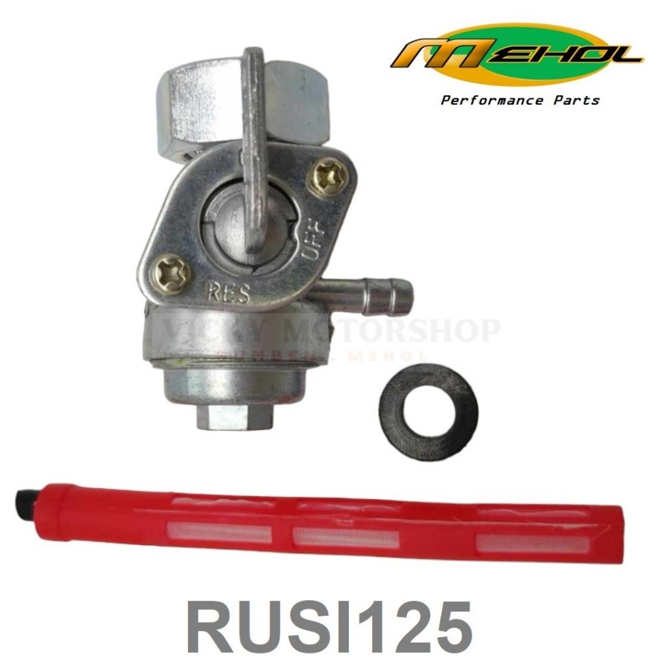 Mehol Motorcycle Fuel Cock RUSI TC125 / Rusi TC150 / EURO / TMX125/ TMX ...