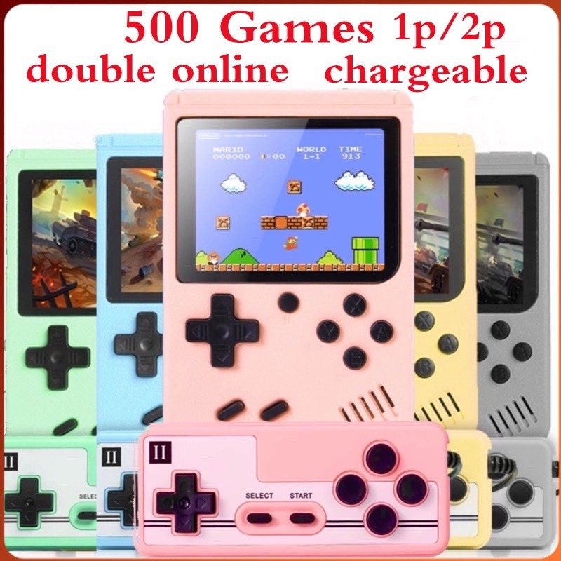 500Games Macaron Gameboy/game console/children's game console/FC game ...