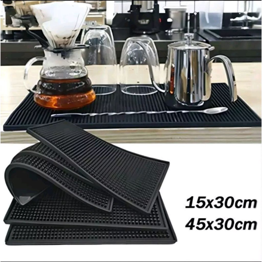 Bar Mat Anti-slip Rubber Mat Thickened Pvc Rubber Shock Bar Counter Mat ...