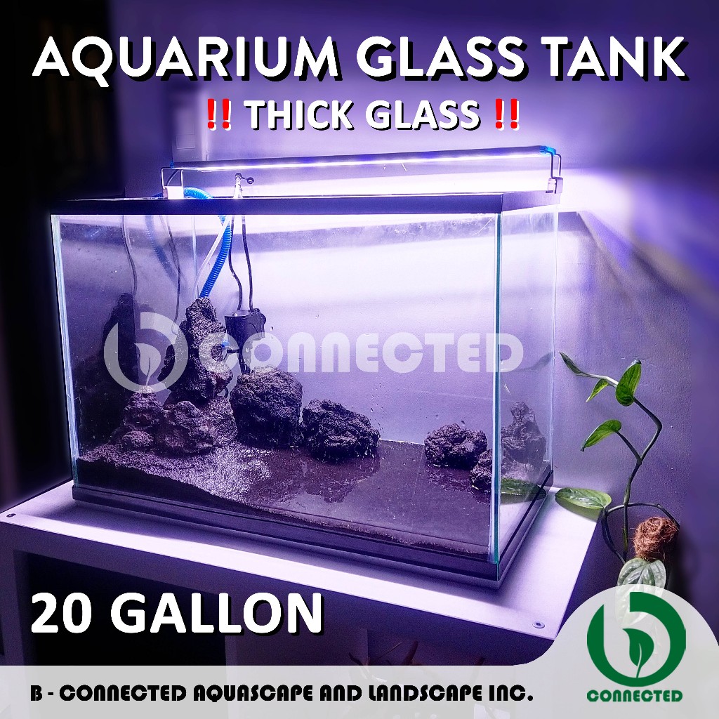 AQUARIUM GLASS TANK 10 & 20 GALLON BY B-CONNECTED - AQUARIUM ...