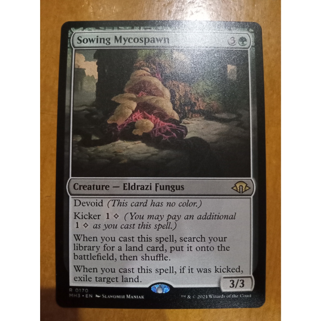 MTG Sowing Mycospawn Rare Modern Horizons 3 MH3 Magic the Gathering ...