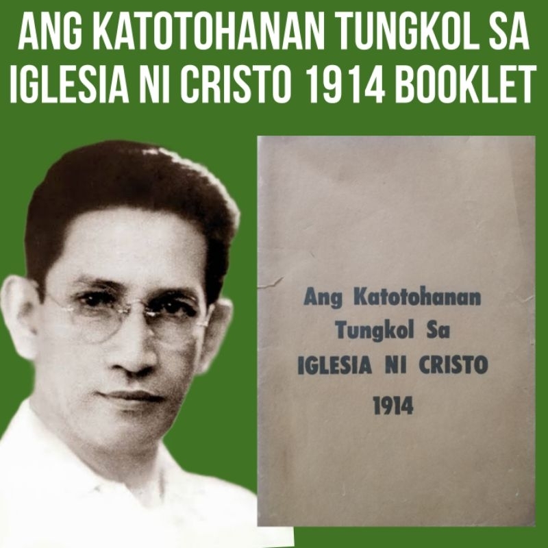 Ultimate Rare Ang Katotohanan Sa Iglesia Ni Cristo 1914 Booklet Shopee Philippines 9353