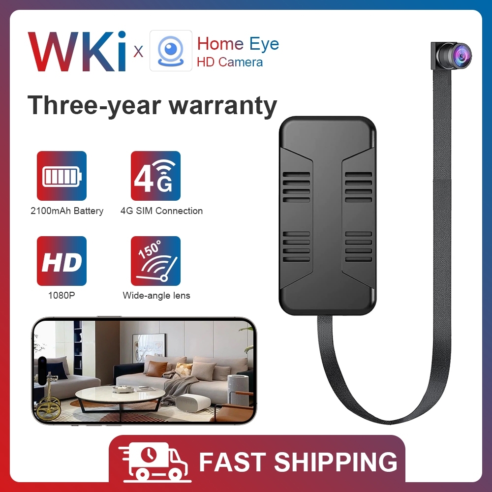 4G Sim or Wifi CCTV Mini Camera Wifi Smart Home Security Micro Camera ...