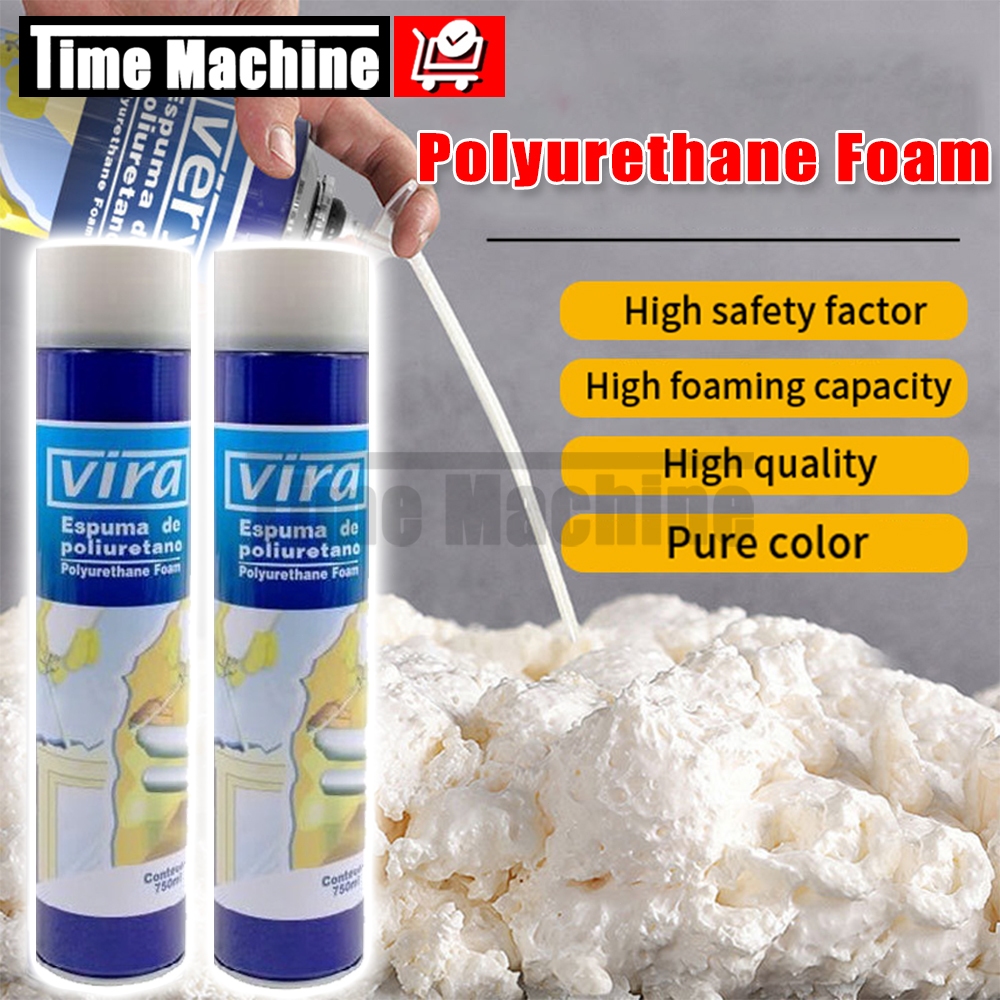 500ML Polyurethane Expanding PU Foam Spray Sealant Waterproof Quick ...