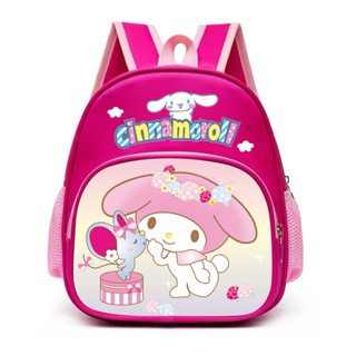 2024 New Sanrio Kuromi Waterproof Student School Bag Double Layer Large ...