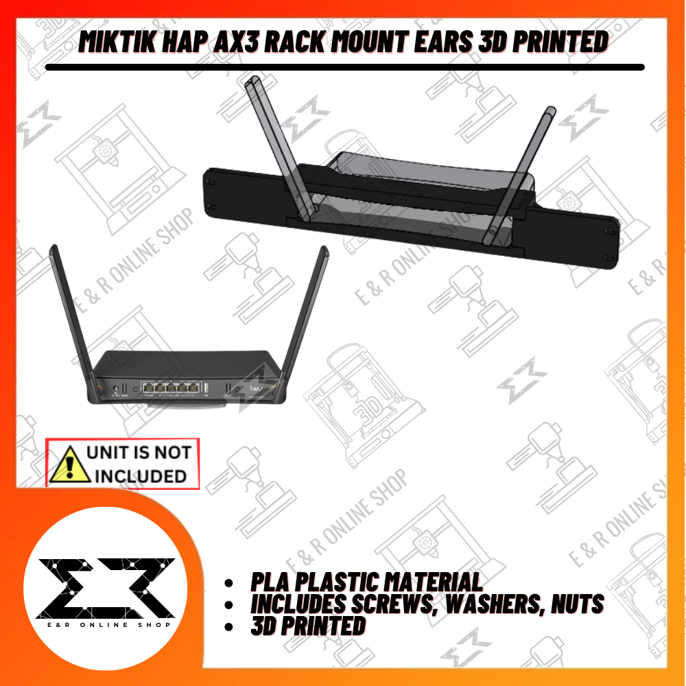 Mikrotik Hap Ax3 Rack Mount Ears 3D Printed | Shopee Philippines