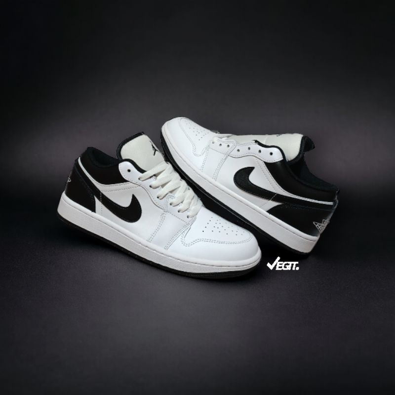 Original Air Jordan 1 Low White White Black | Shopee Philippines