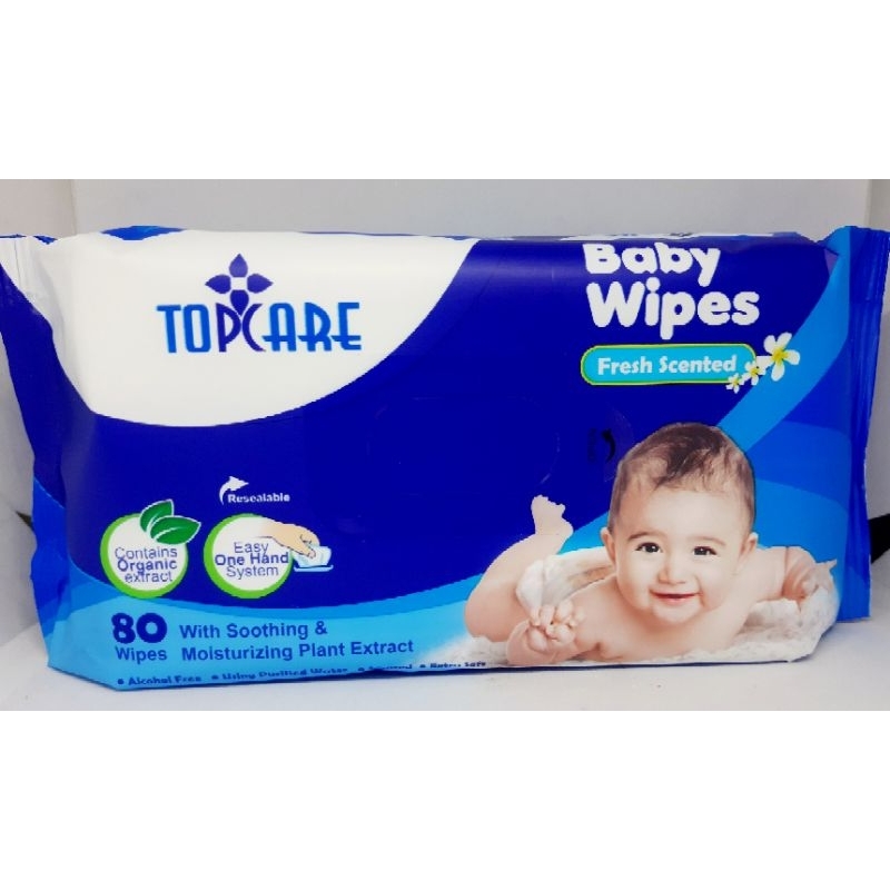Topcare Baby wipes 80pcs Shopee Philippines
