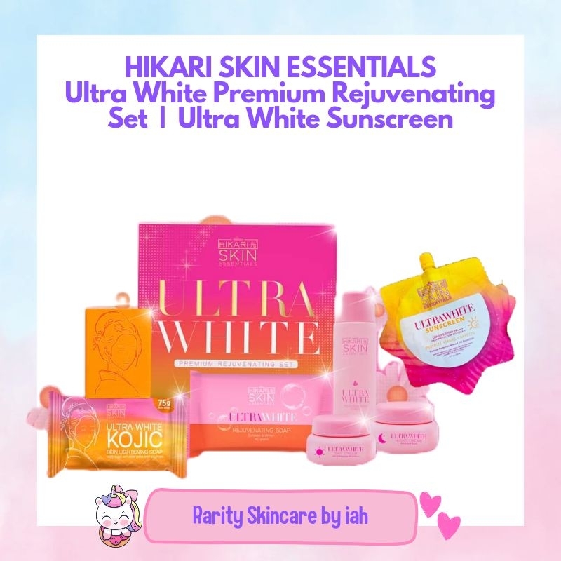 HIKARI SKIN ESSENTIALS Hikari Ultra White Premium Rejuvenating Set ...