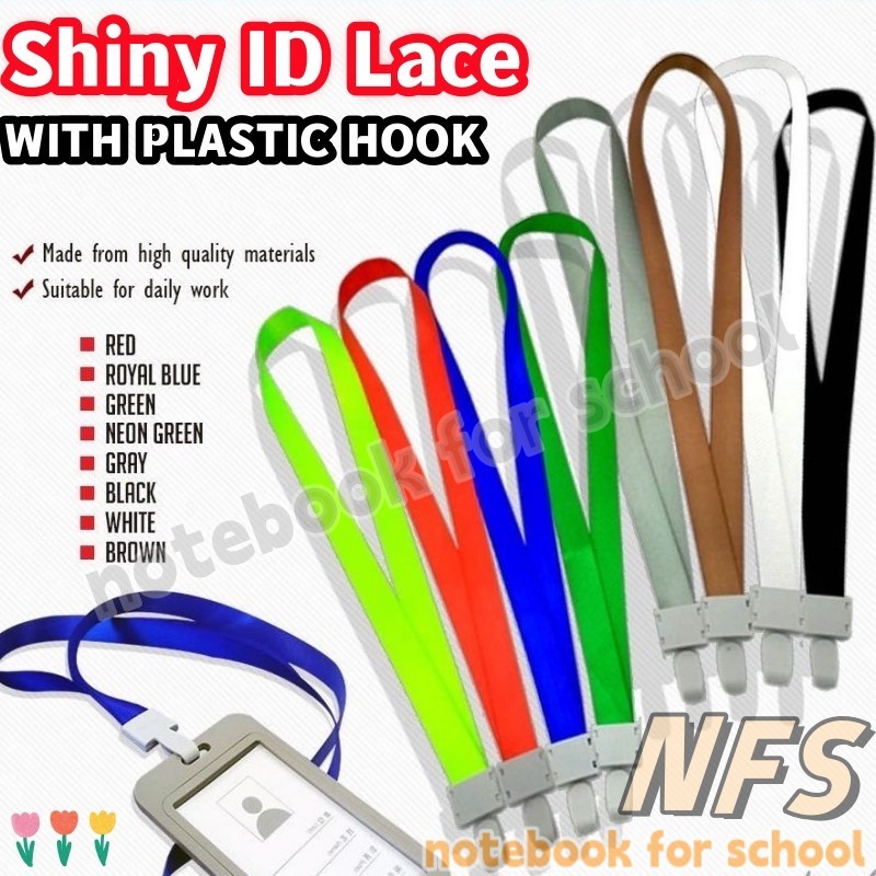 NFS ID Lace Lanyard Business Work Card ID Lanyard Plastic Hook Card ...