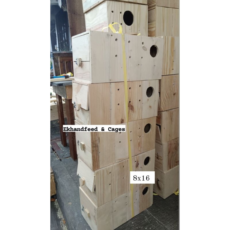 8X16 PALOCHINA NESTBOX FOR ALBS OR TEIL/GCC | Shopee Philippines