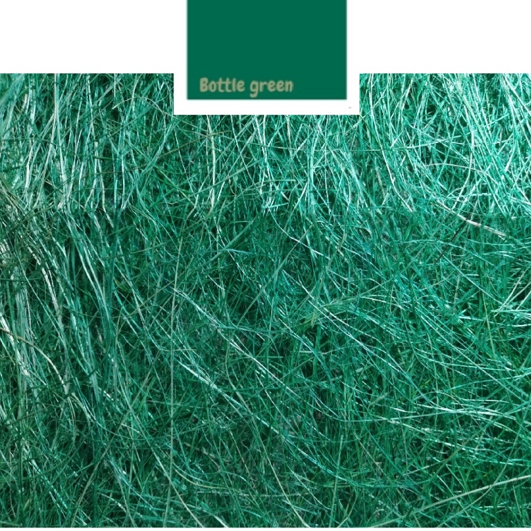 EFS EcofriendlyStufffs Bottle Green (GRN) Sinamay Mat Scrunch Eco