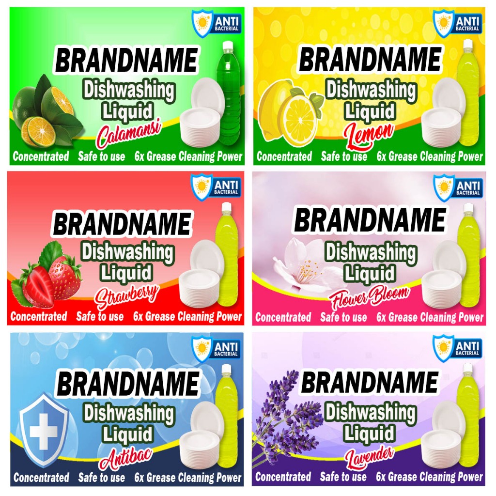 64pcs Piso Print Rebranding Diswashing Label Sticker | Shopee Philippines