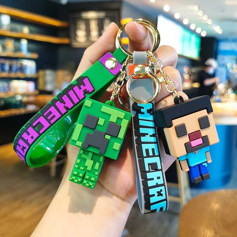 3D Anime MY World keychain Backpack Pendant Children's toys party Gift ...