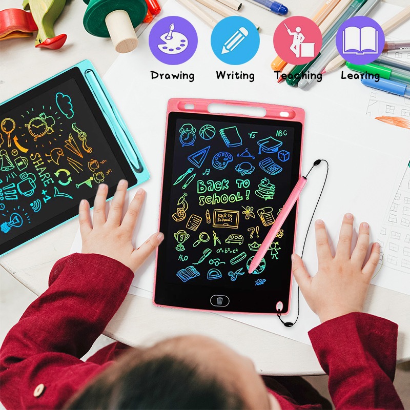 8.5/10/12Inch LCD Writing Tablet Writing Board Drawing Portable Write ...