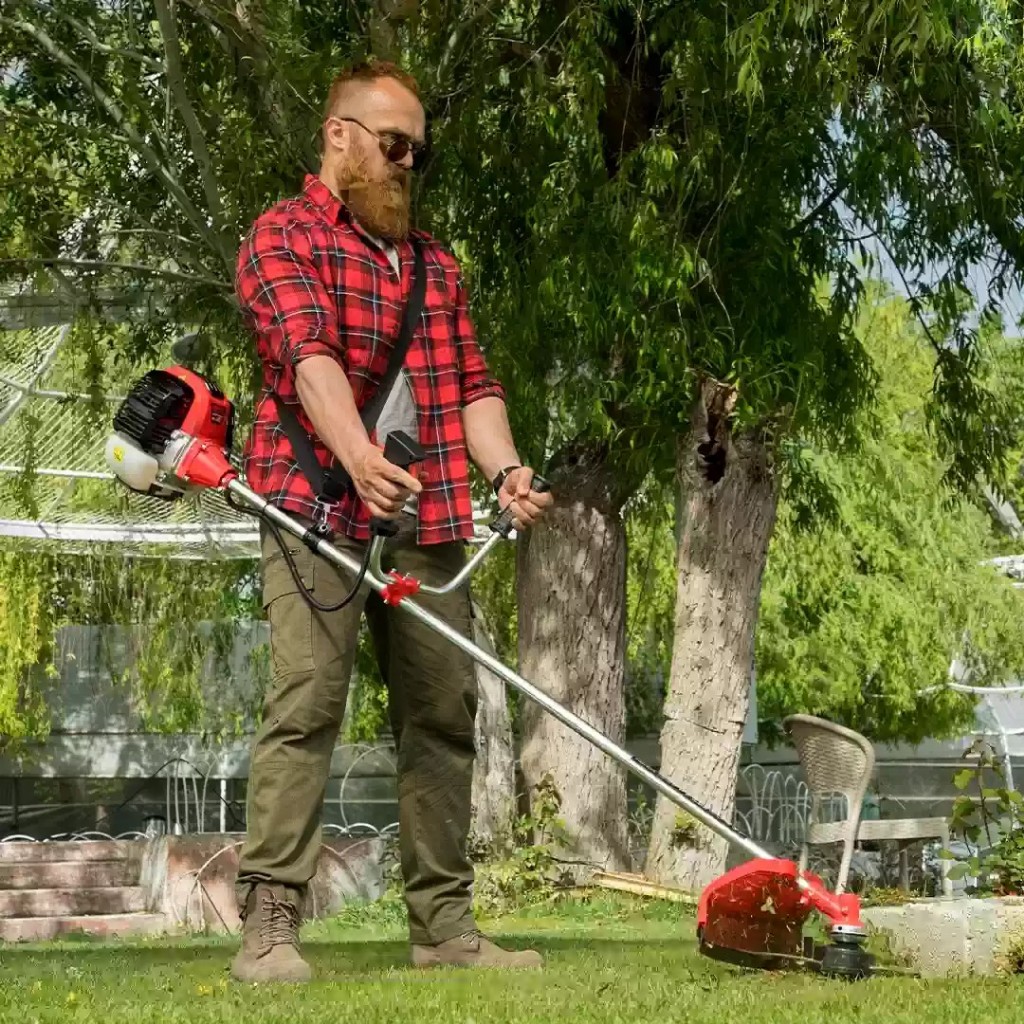 Ronix 4553 Premium Quality Gasoline Brush Cutter, 1350W, 2-Stroke gas ...