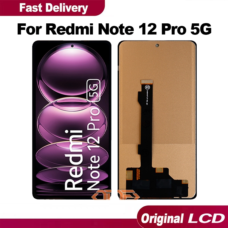 Redmi Note 12 Pro 5G LCD Display Touch Screen Replacement | Shopee ...