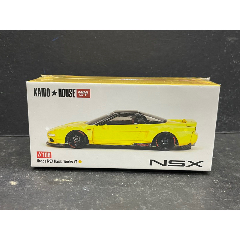 Mini GT 1:64 Honda NSX Kaido Racing V1 – Édition Limitée Orange – Modèle Die-cast