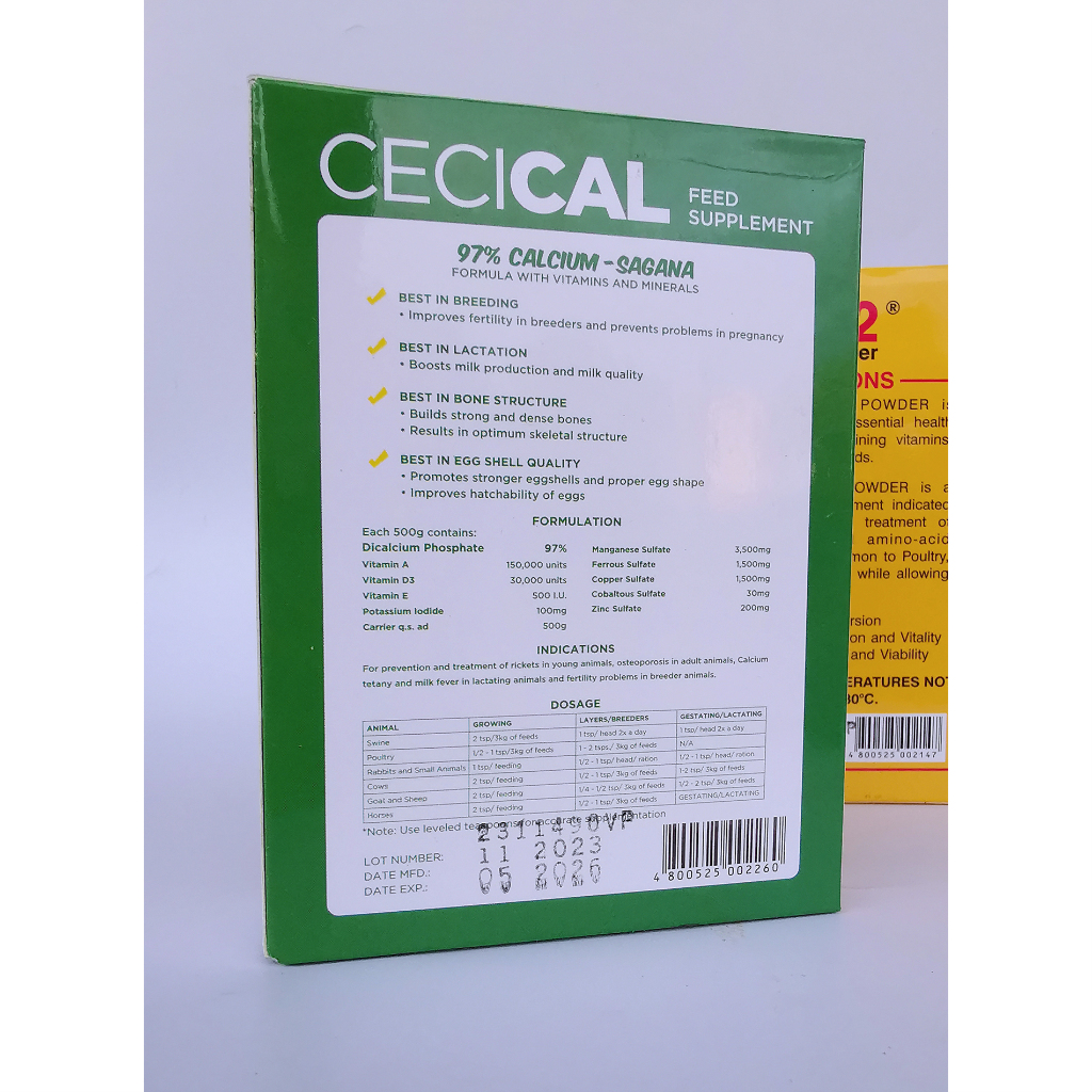 Cecical / V-22 Feed Supplement Powder 200g | Shopee Philippines