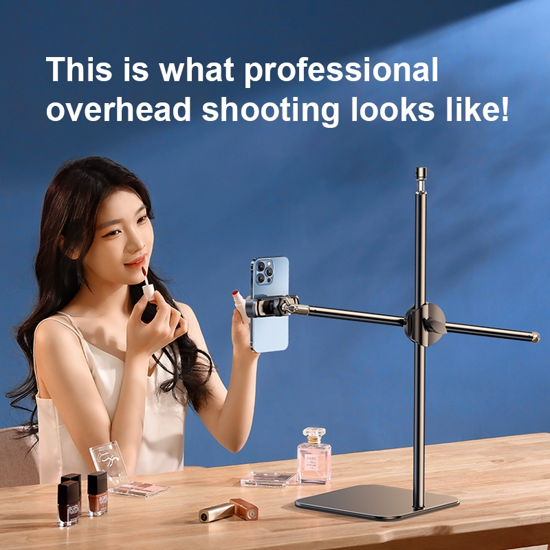 RTAKO Professional Phone and Camera Mount LED Light Stand for Live ...