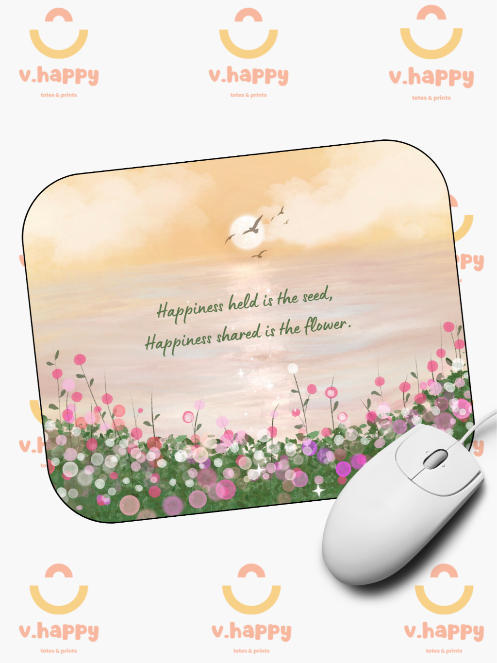 Positive Quotes Personalized Computer Mouse Pad | Shopee Philippines