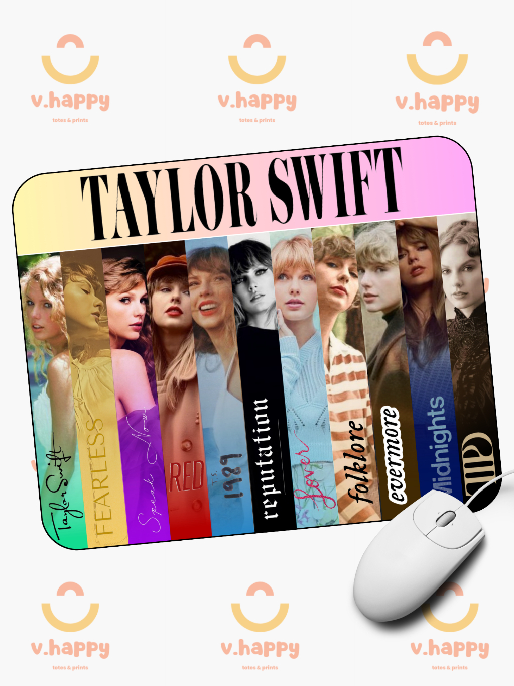 TAYLOR SWIFT Inspired Fan Art Collection Personalized Computer Mouse ...