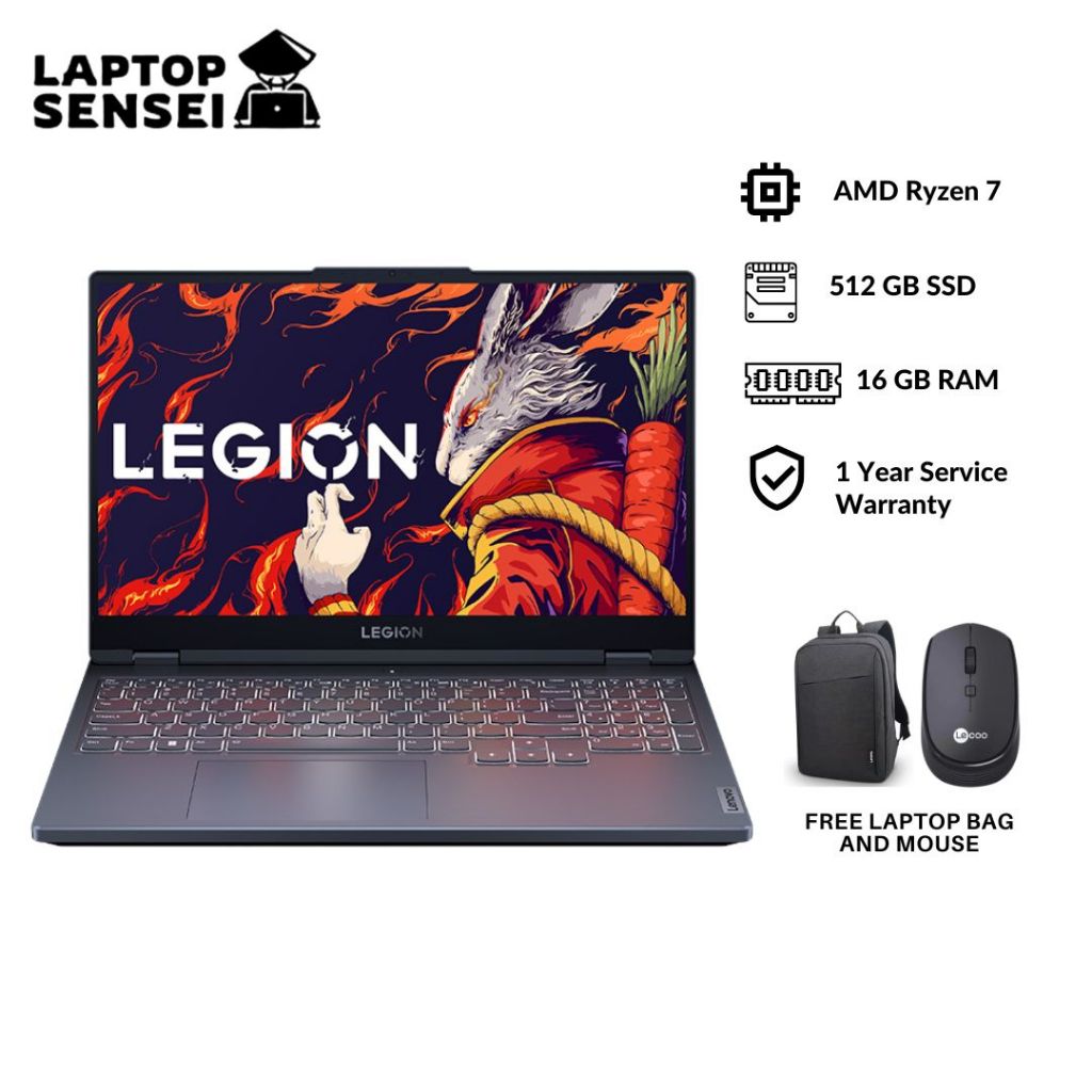 Lenovo Legion 5 2024 R7000 15.6" Gaming Laptop AMD R77840H FHD 144Hz