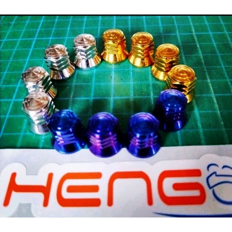 4 Pieces of Head Nut for Honda Wave 100 (7mm) | Shopee Philippines
