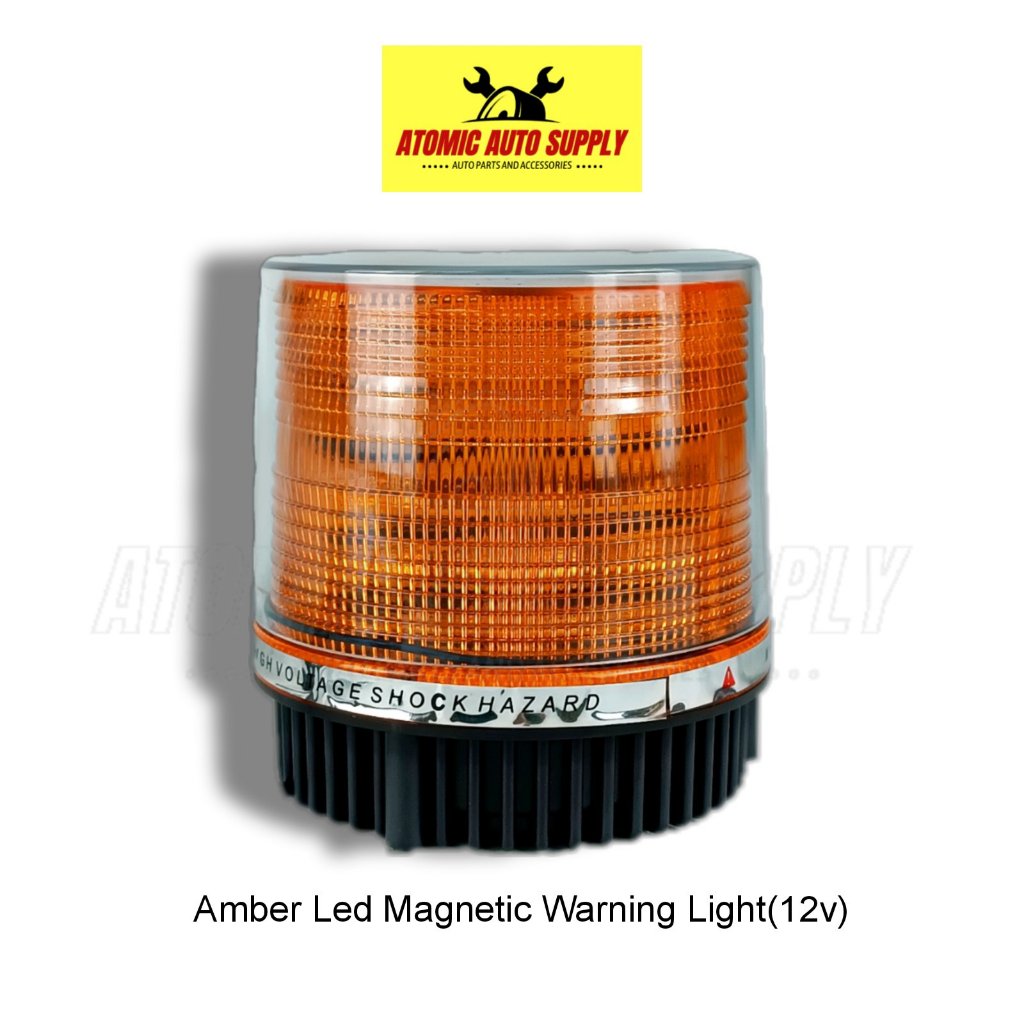 LED MAGNETIC WARNING LIGHT (AMBER) USE FOR FORKLIFT, CAR,TRUCKS AND ...
