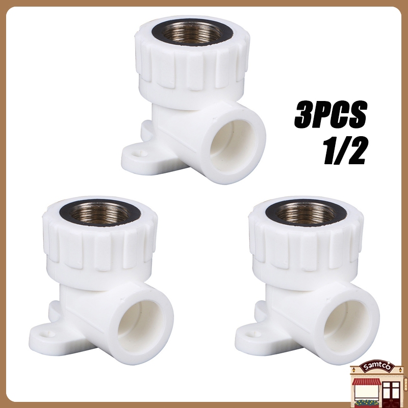 3pcs PPR Internal Thread Female Elbow 1/2