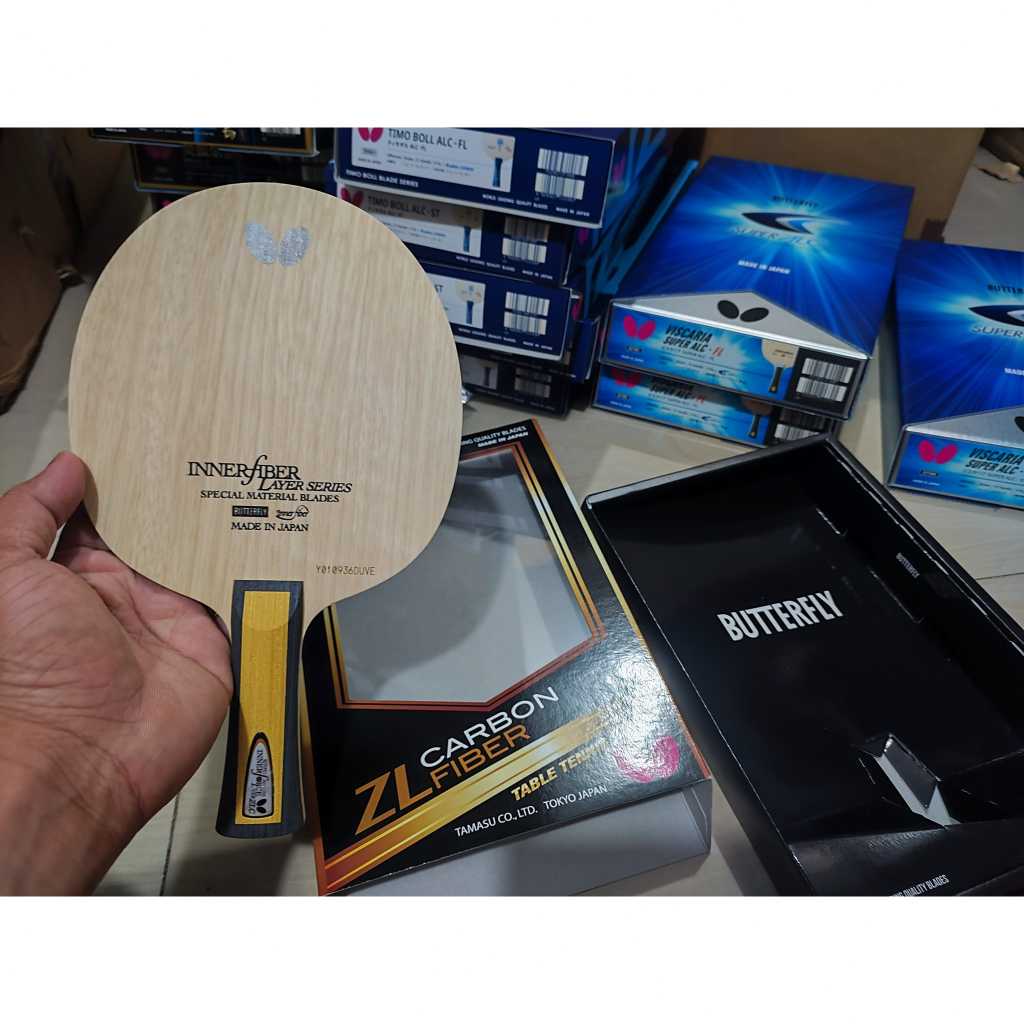 Butterfly Franziska Innerforce ZLC Table Tennis Blade - ZL Carbon Fiber Pro Ping Pong Racket (Japan Made)