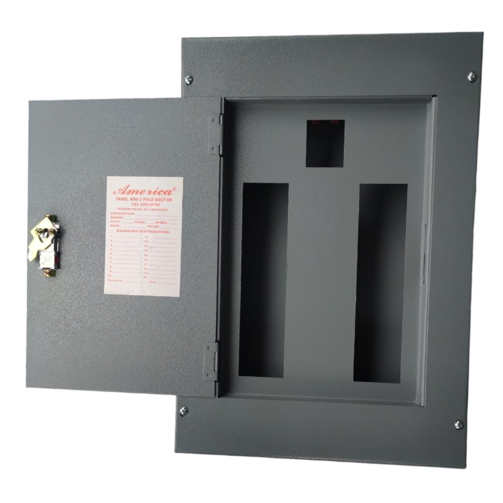 America Panel Box Only for 2Pole Bolt on Circuit Breakers 10/14 ...