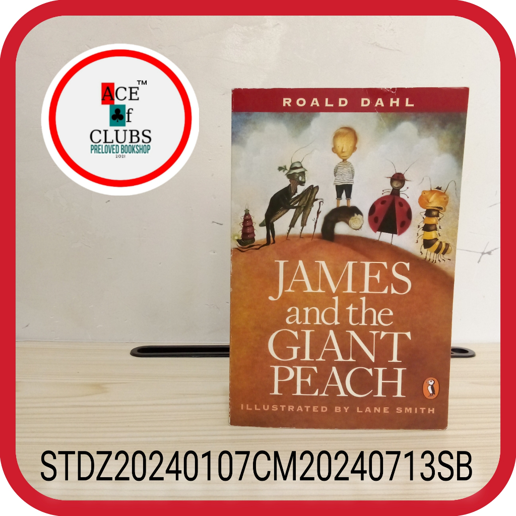 Roald Dahl Novel James and the giant peach (Preloved/Used) | Shopee ...