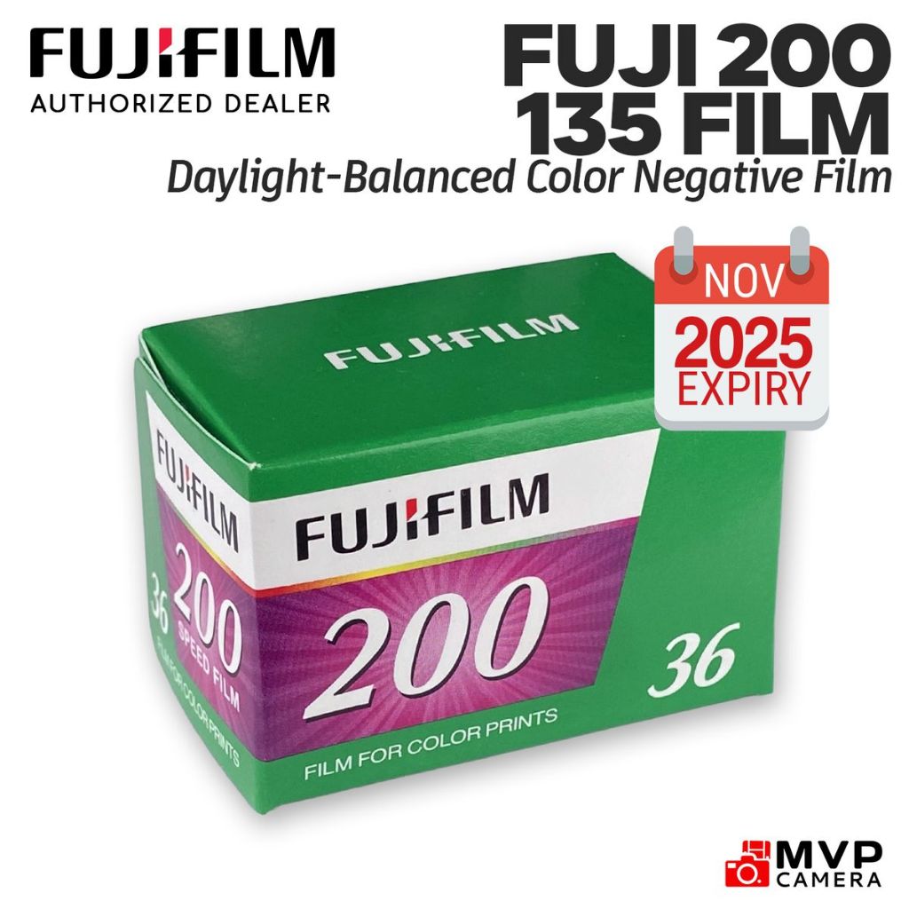 FUJIFILM Fuji Fujicolor 200 C200 35mm 135 Format ISO 200 Colored ...