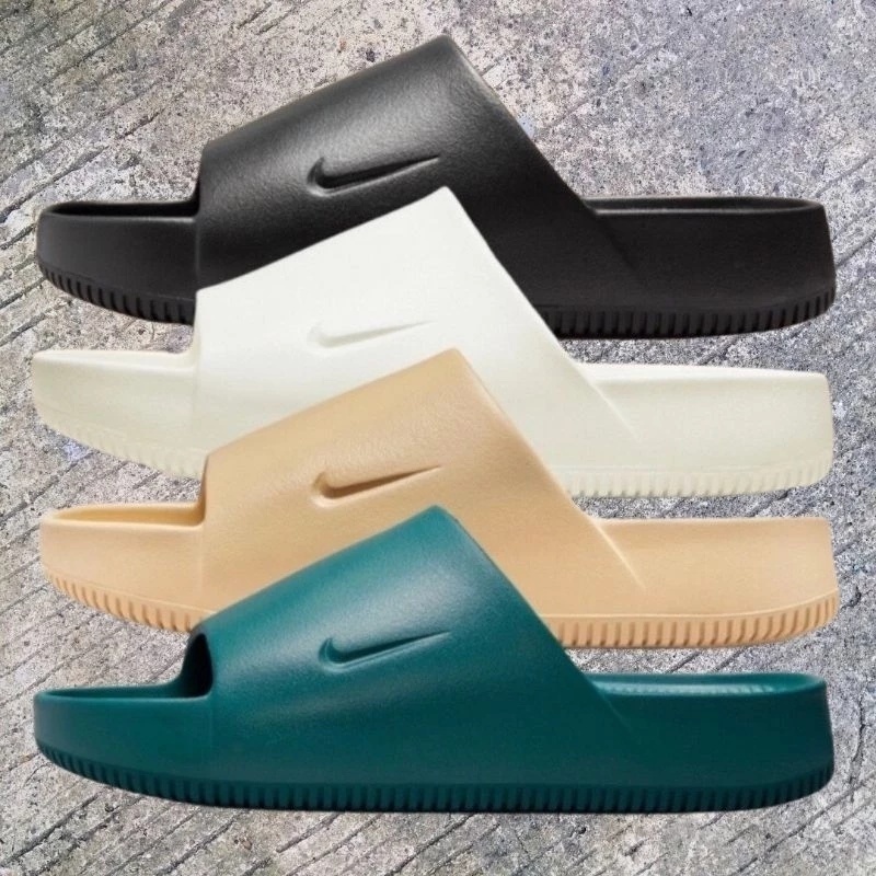 2023 Nike Calm Slide Men s and Women s Soft Waterproof Home Sports Slippers Sandals size 40 45 Shopee Philippines