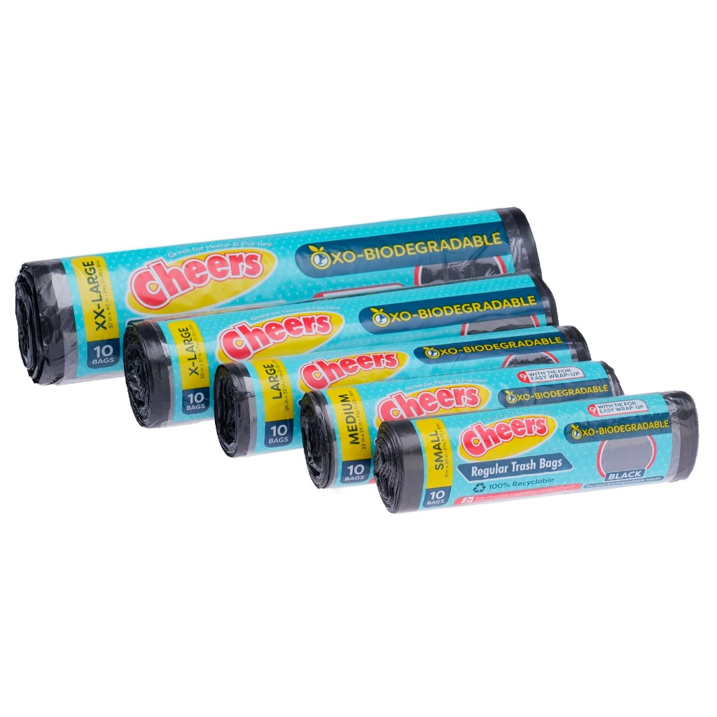 Garbage Bag Durable HDPE, Leak-Resistant
