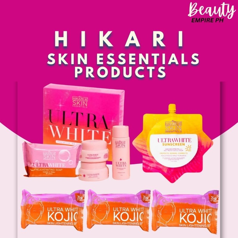 Hikari Skin Essentials UltraWhite Rejuvenating Set | UltraWhite Kojic ...