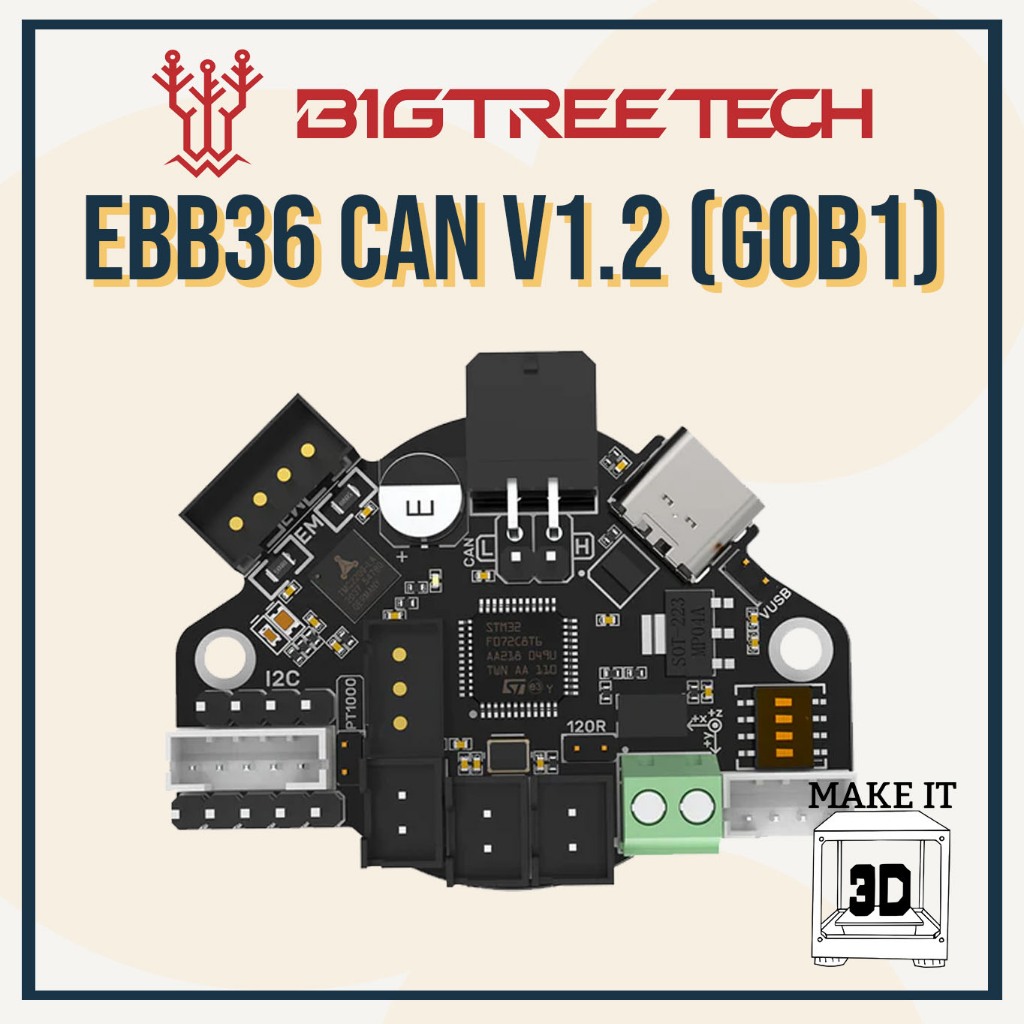BigTreeTech U2C V2.1 and EBB36 CAN V1.2 (G0B1) Klipper expansion device ...
