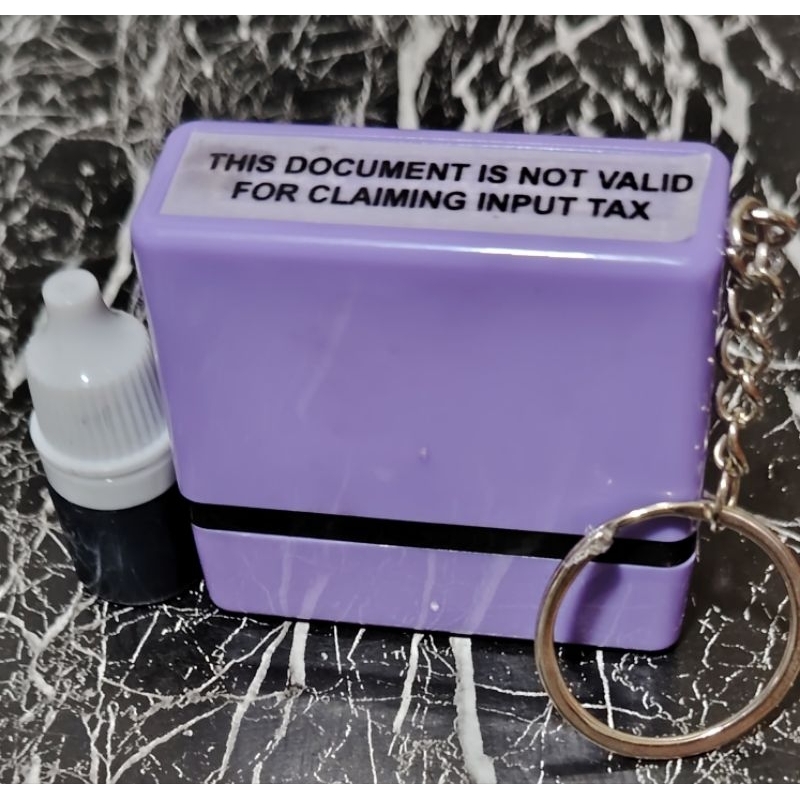 FREE INK! / BUY 1 GET 1 INK /15x52mm personalized rubber stamp self ink ...