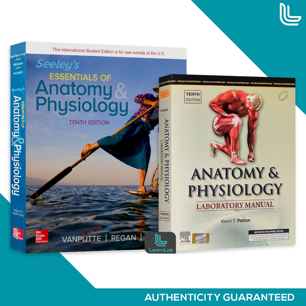 SEELEY'S ESSENTIAL OF ANATOMY & PHYSIOLOGY + LAB MANUAL 10th Edition ...